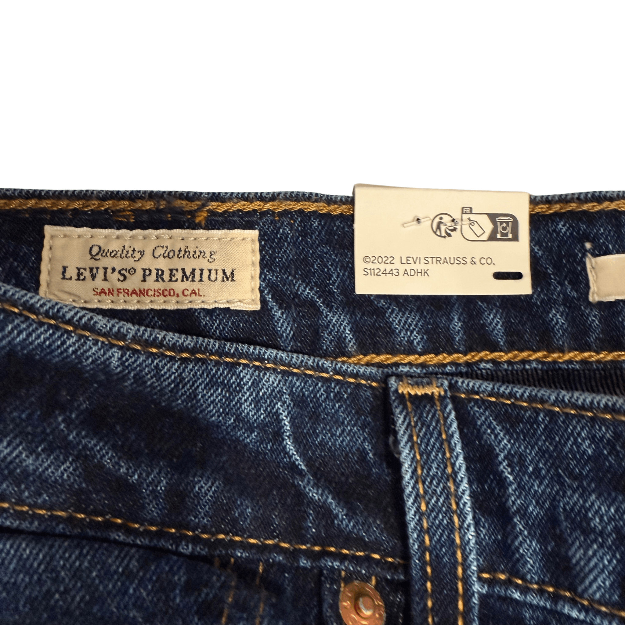 Levi's New With Tags Levi's Ribcage Bell Bottom Jeans Size 29" - 4 Thumbnail