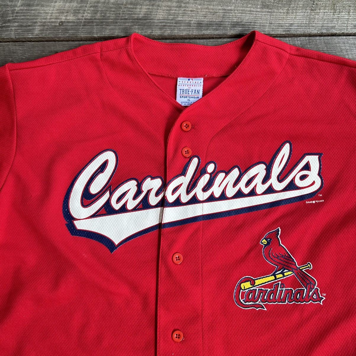 MLB Vintage 1999 St Louis Cardinals Mark McGwire Baseball Jersey Size US XL / EU 56 / 4 - 5 Thumbnail