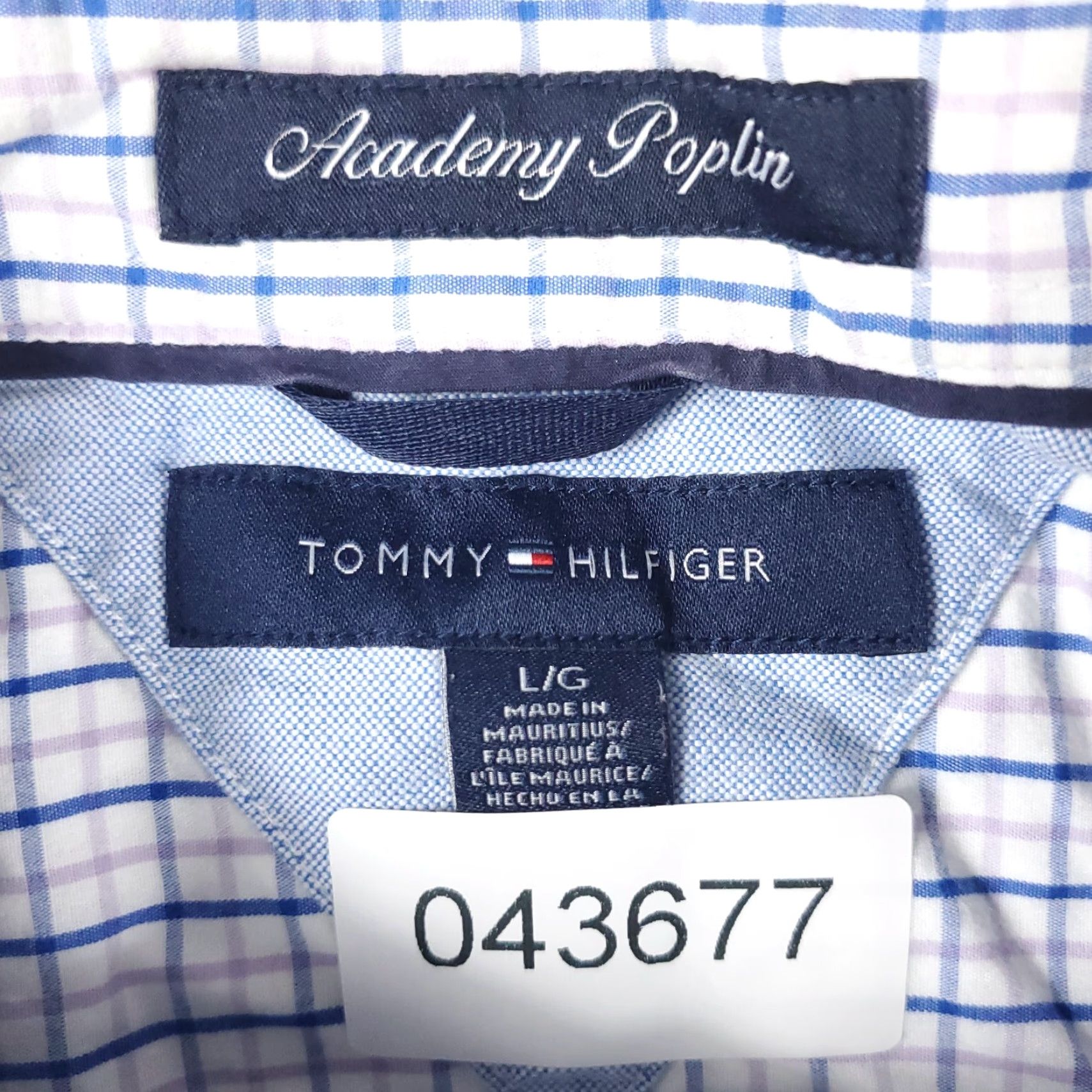 Tommy Hilfiger Tommy Hilfiger Button-Up Shirt Mens Large Blue Purple Check Long Sleeve Casual Preppy Size US L / EU 52-54 / 3 - 7 Thumbnail