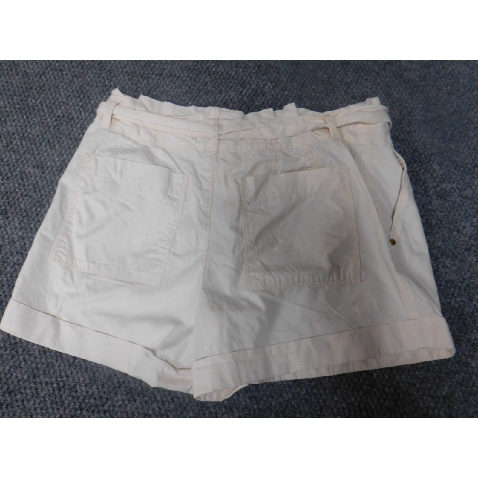 Loft LoFt Womens Shorts 8 Beige Chino Straight Casual Size 26" / US 2 / IT 38 - 7 Thumbnail