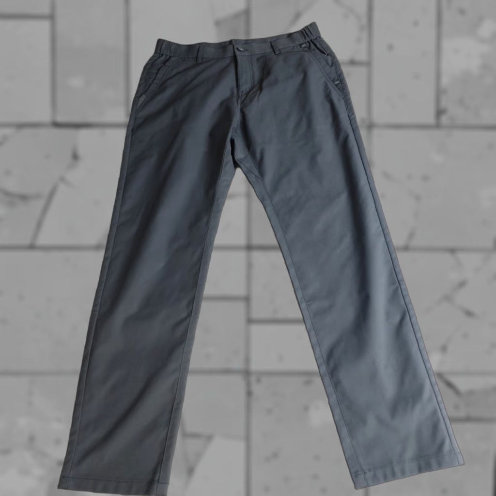 Vintage Jack Archer Pants 32 x 28 Gray Charcoal Solid Stretch Waist Size US 32 / EU 48 - 1 Thumbnail