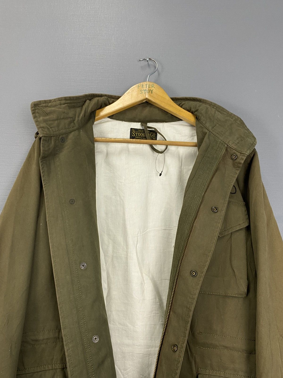 Japanese Brand Stooge&Co Parka Jacket Size US XL / EU 56 / 4 - 12 Thumbnail