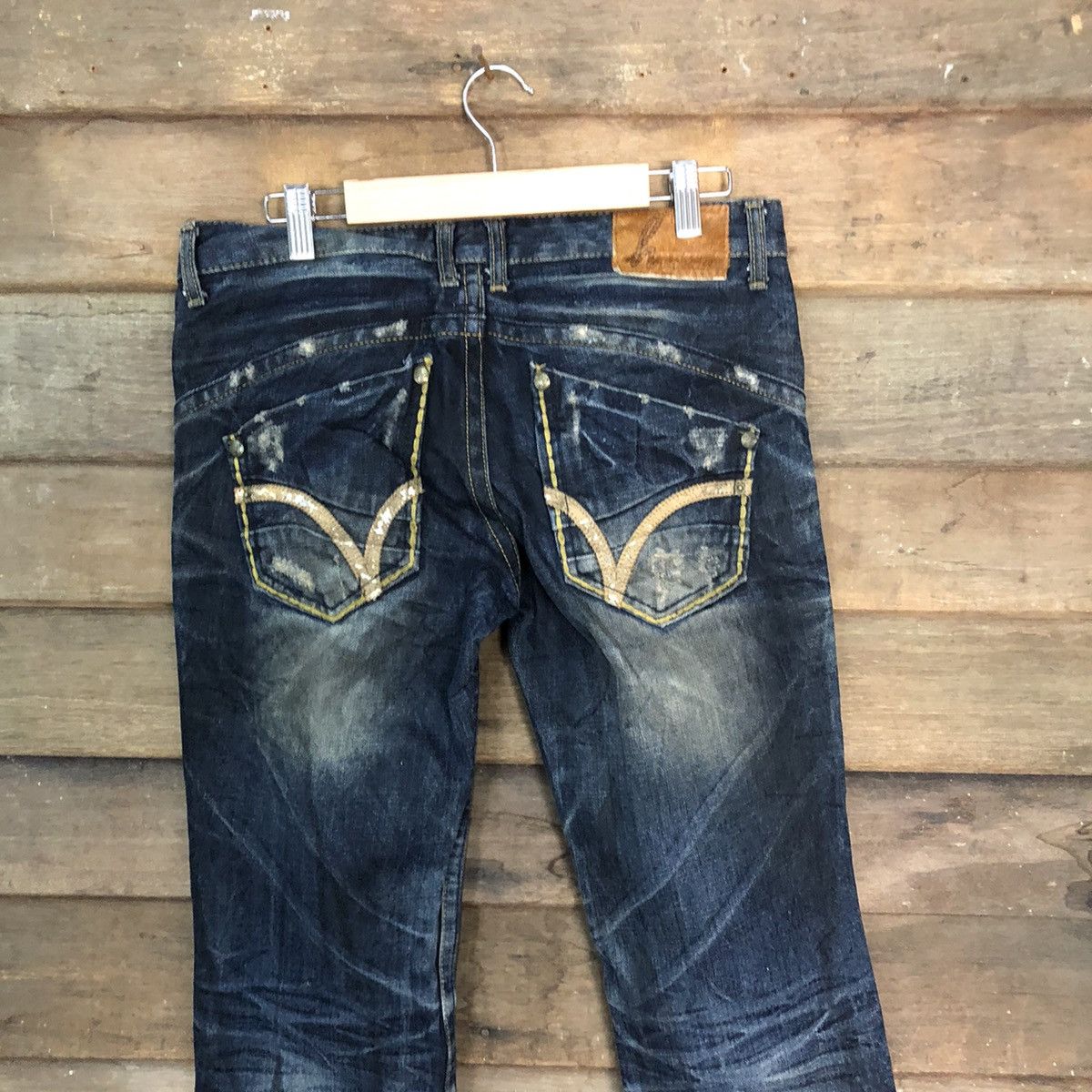 Japanese Brand HotchKiss Blue Denim Jeans Pants #7383 Size 26" / US 2 / IT 38 - 16 Thumbnail
