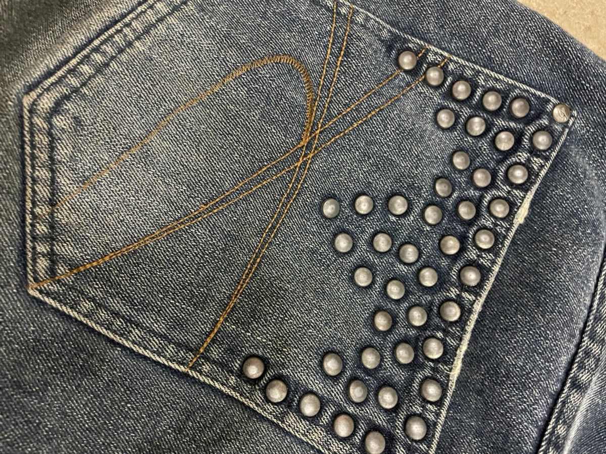Designer × Karl Kani Karl Kani Baggy Studded Jeans Distressed Denim Size US 38 / EU 54 - 13 Thumbnail