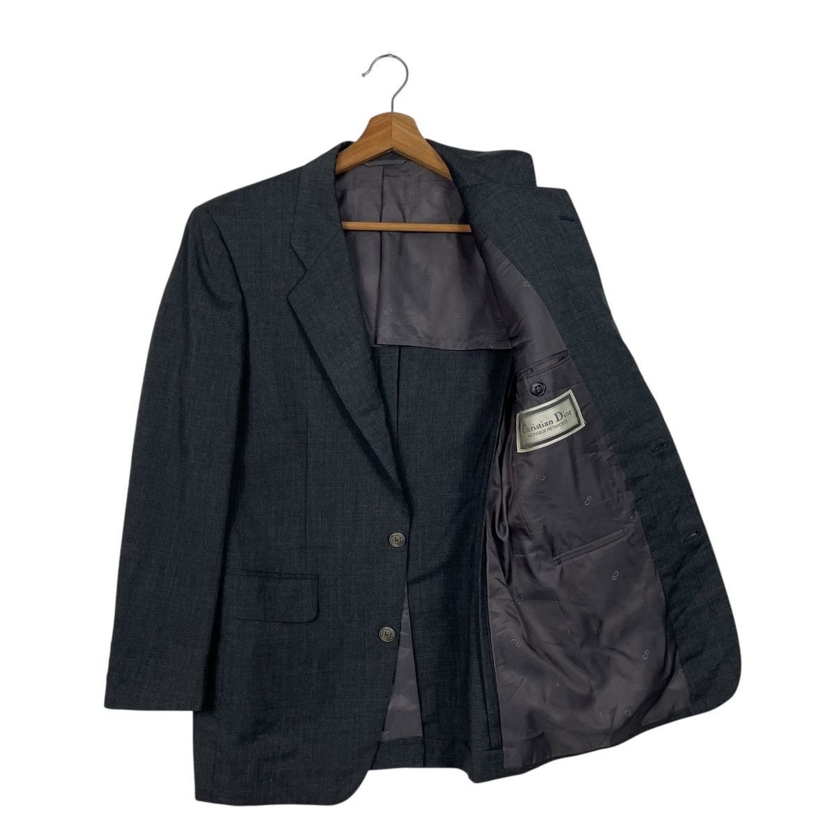 Christian Dior Monsieur Black Wool Christian Dior Monsieur Blazer Size US M / EU 48-50 / 2 - 9 Thumbnail