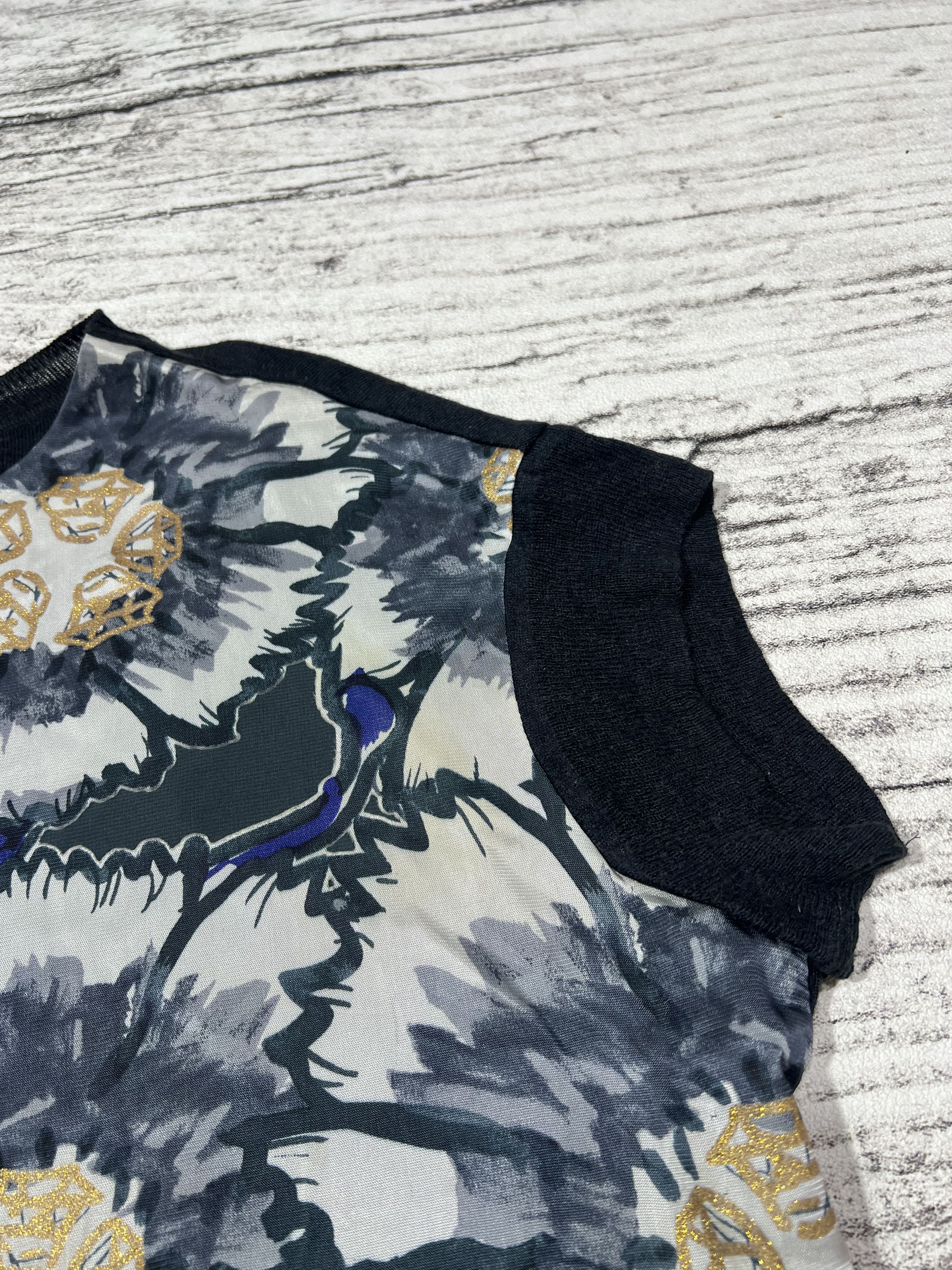 Issey Miyake 2000s Tsumori Chisato Hybrid Oversized Blouse Knit Size US M / EU 48-50 / 2 - 3 Thumbnail