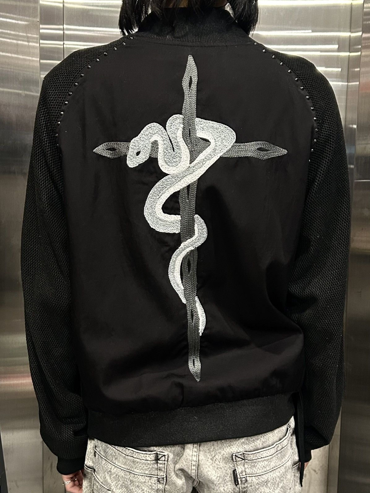KMRii SS10 KMRii Snake Embroidery Mesh Bomber / Sukajan Size US M / EU 48-50 / 2 - 1 Thumbnail