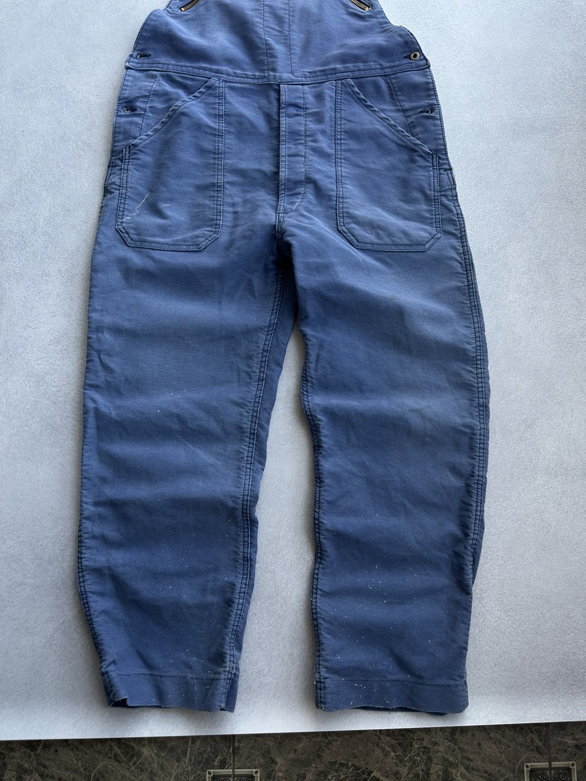 Vintage Vintage Adolph Lafont French Workwear Overall Suit 60-70s Size US 34 / EU 50 - 4 Thumbnail
