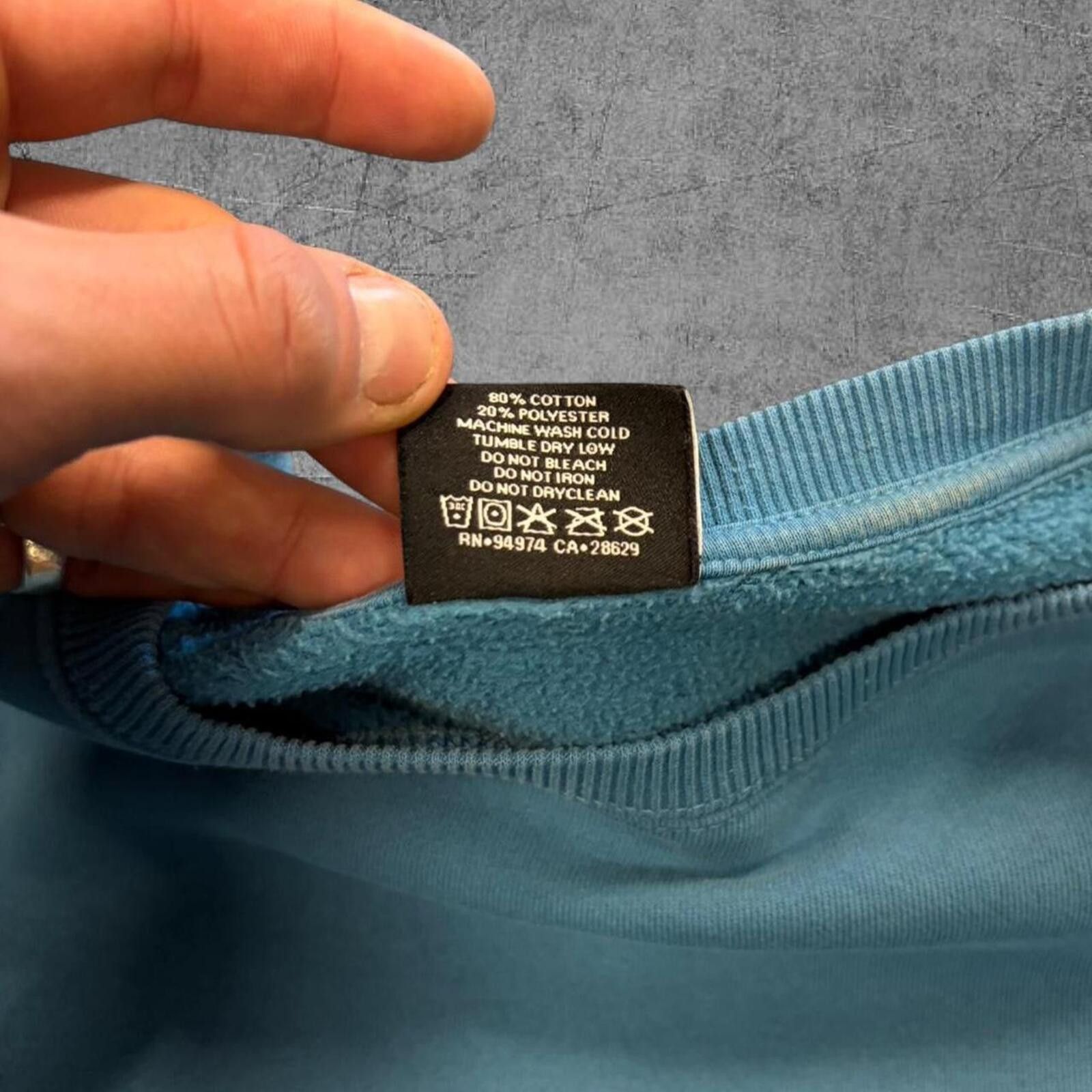 Stussy Y2K Blue Stussy Crewneck Size US L / EU 52-54 / 3 - 5 Thumbnail