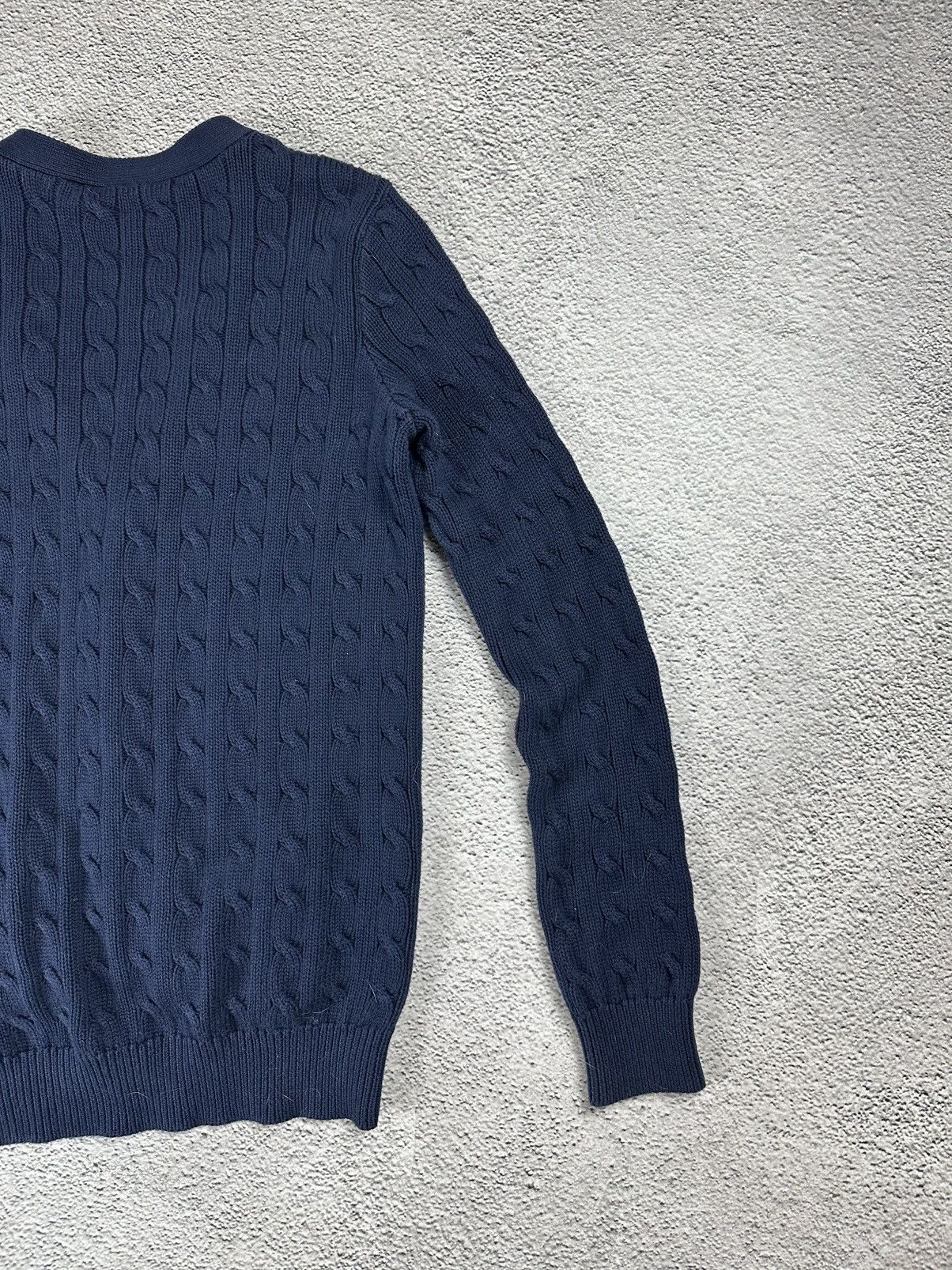 Polo Ralph Lauren Polo Ralph Lauren Woman’s Cable Knit Striped Cardigan 00s Size M / US 6-8 / IT 42-44 - 7 Thumbnail