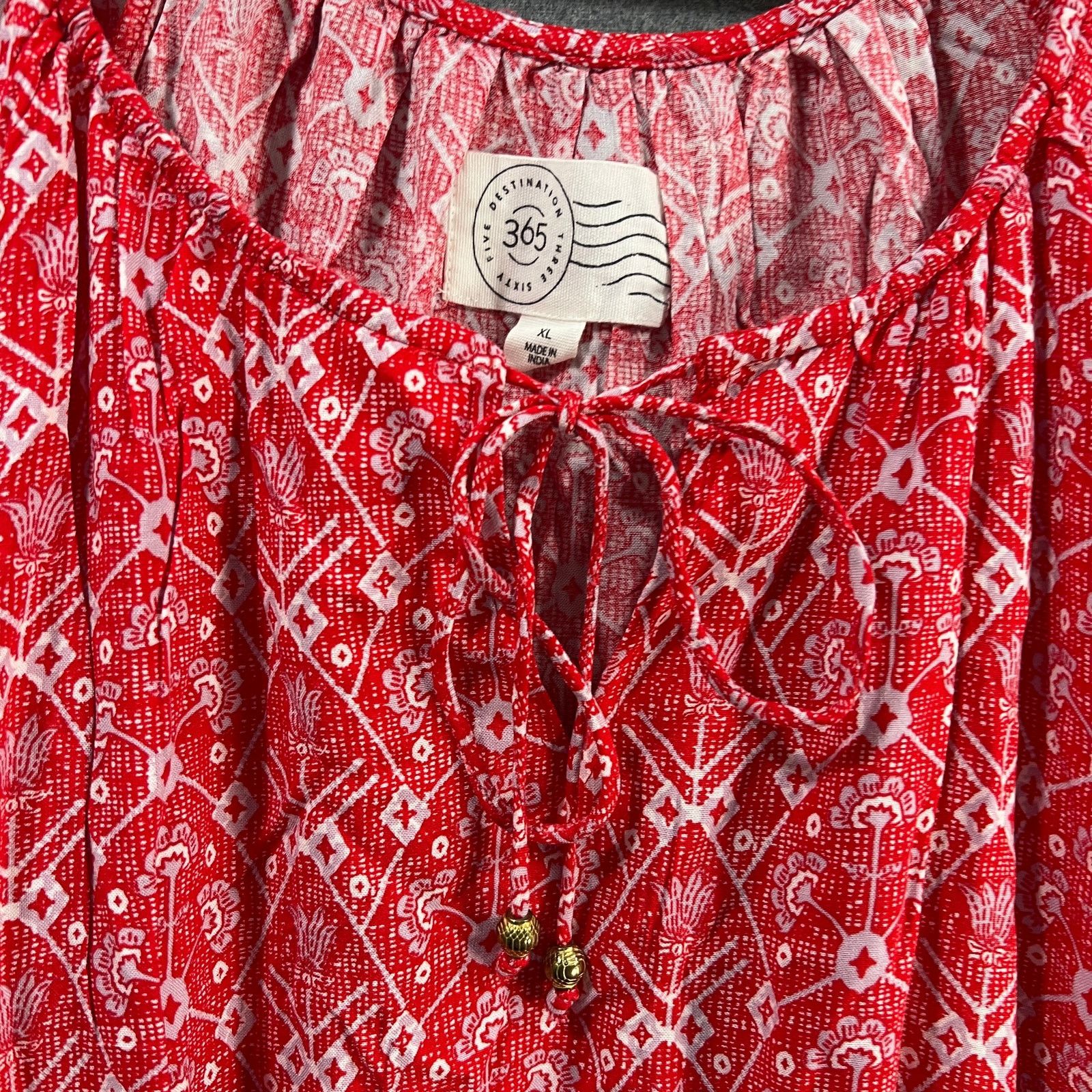 Other Destination 365 Printed Short-Sleeve Midi Dress Size XL / US 12-14 / IT 48-50 - 10 Thumbnail