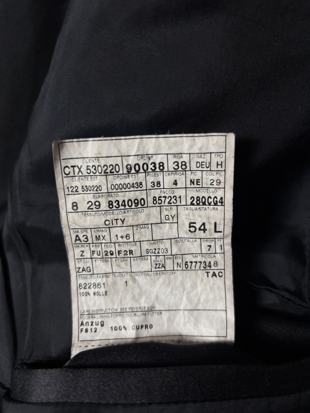 Z Zegna Z Zegna Wool Stripped Blazer Size 54L - 11 Thumbnail