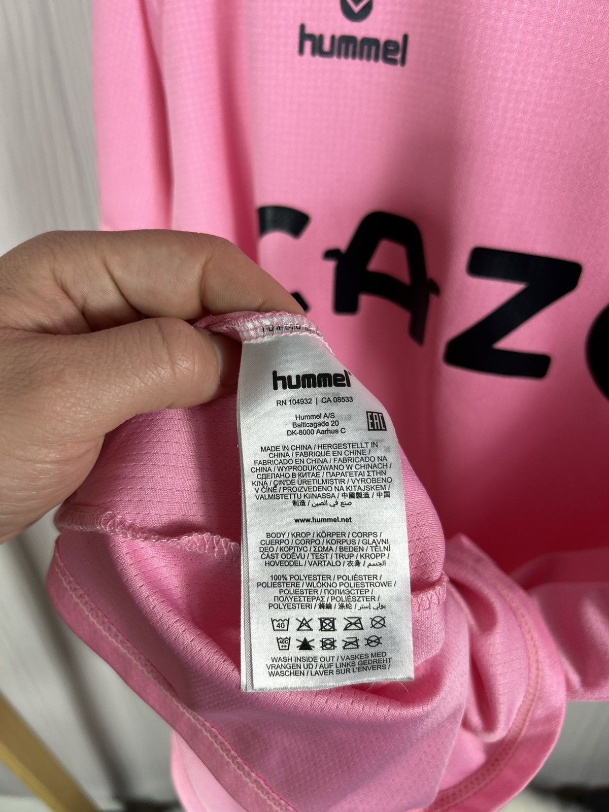 Hummel EVERTON 2020/21 FOOTBALL SHIRT SOCCER JERSEY PINK HUMMEL M/L Size US M / EU 48-50 / 2 - 10 Thumbnail