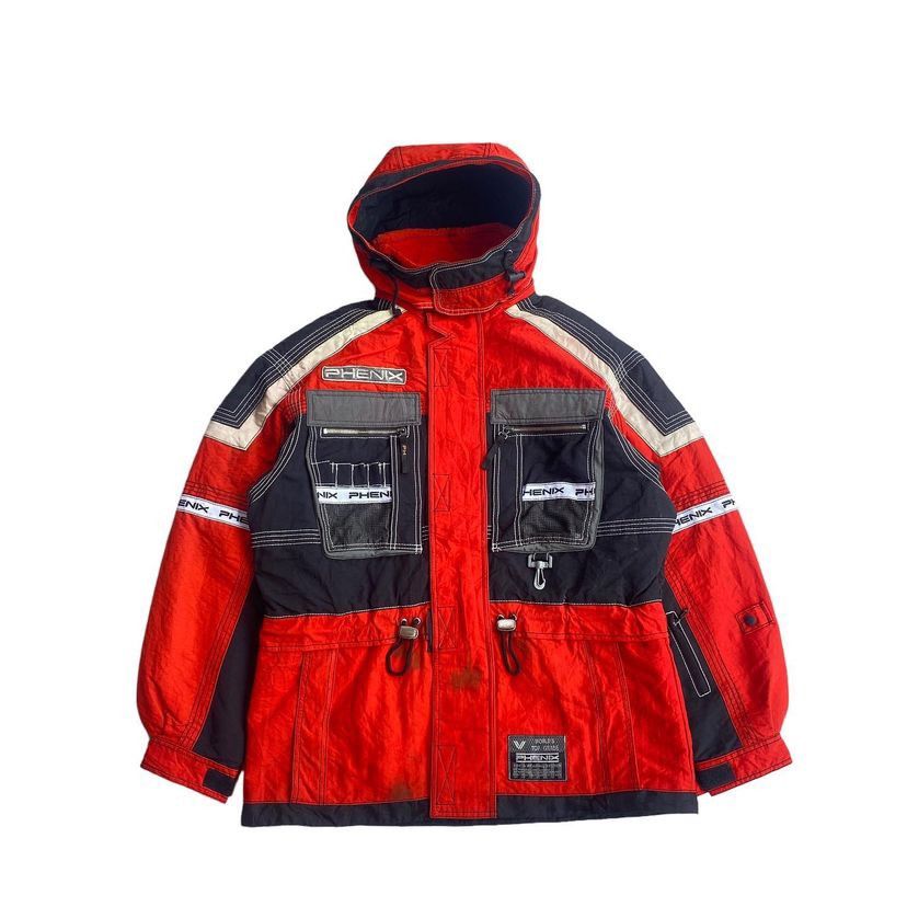 image of Phenix x Vintage Ski Jacket Snowboard Jacket Retro in Red, Men's (Size XL)