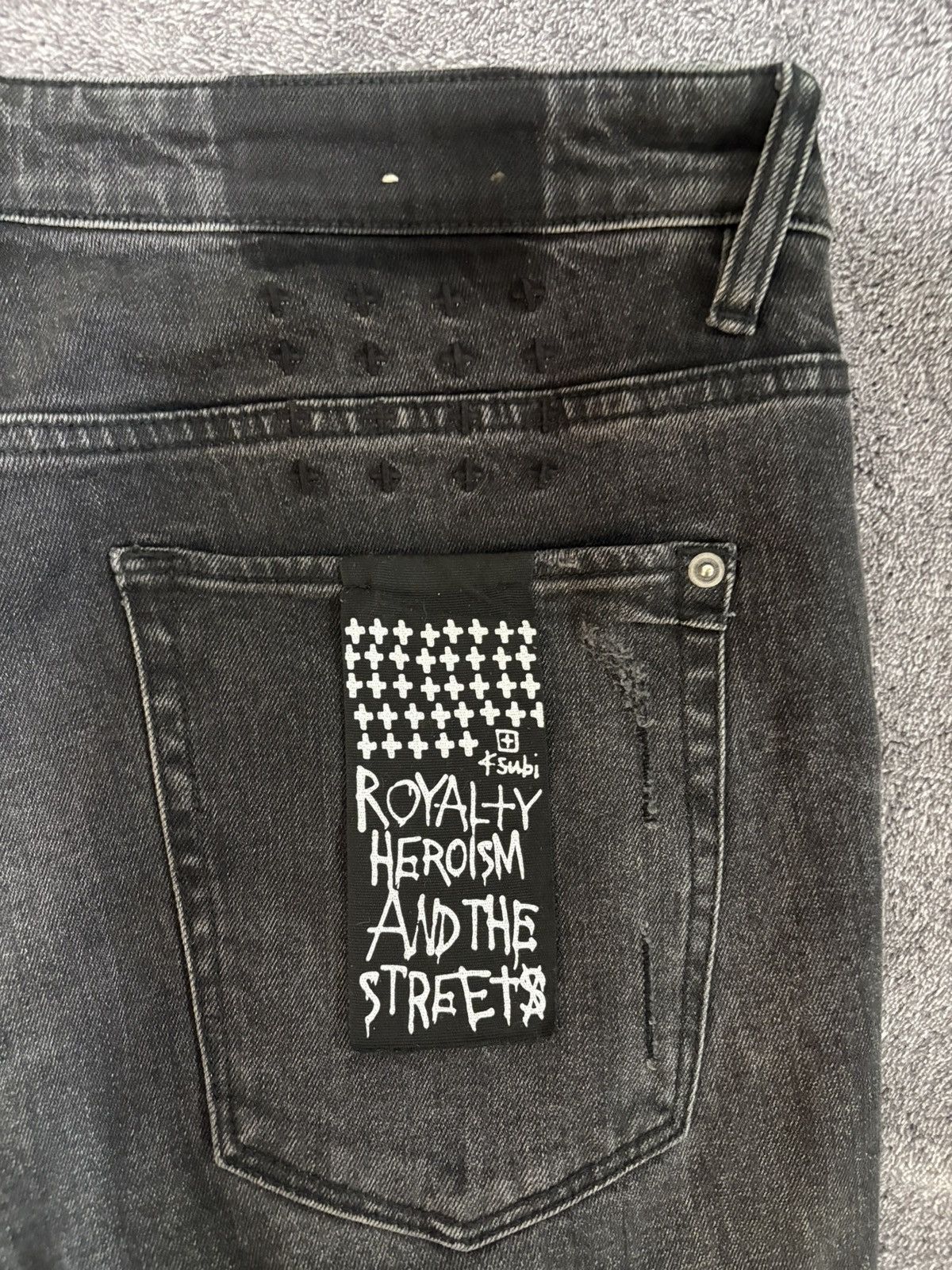 Ksubi Van Winkle Black Dynamite Trash Ksubi Jeans Size US 36 / EU 52 - 3 Thumbnail