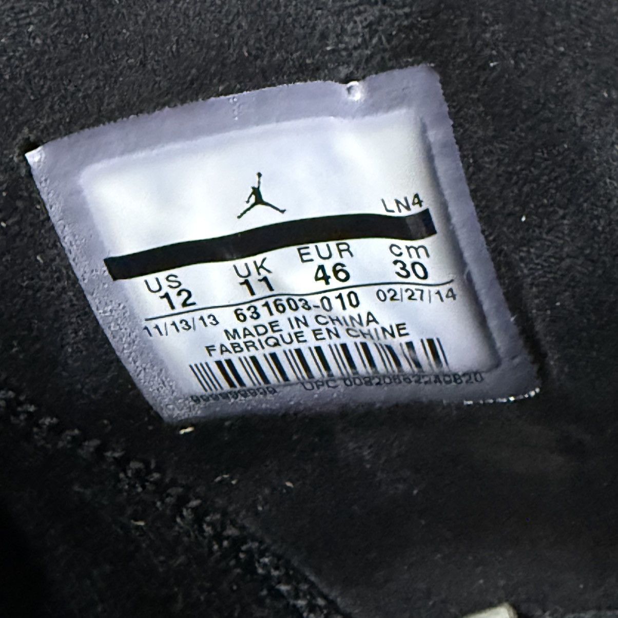 Jordan Brand Jordan 3 5lab3 Reflective Black Size 12 Men Size US 12 / EU 45 - 7 Thumbnail