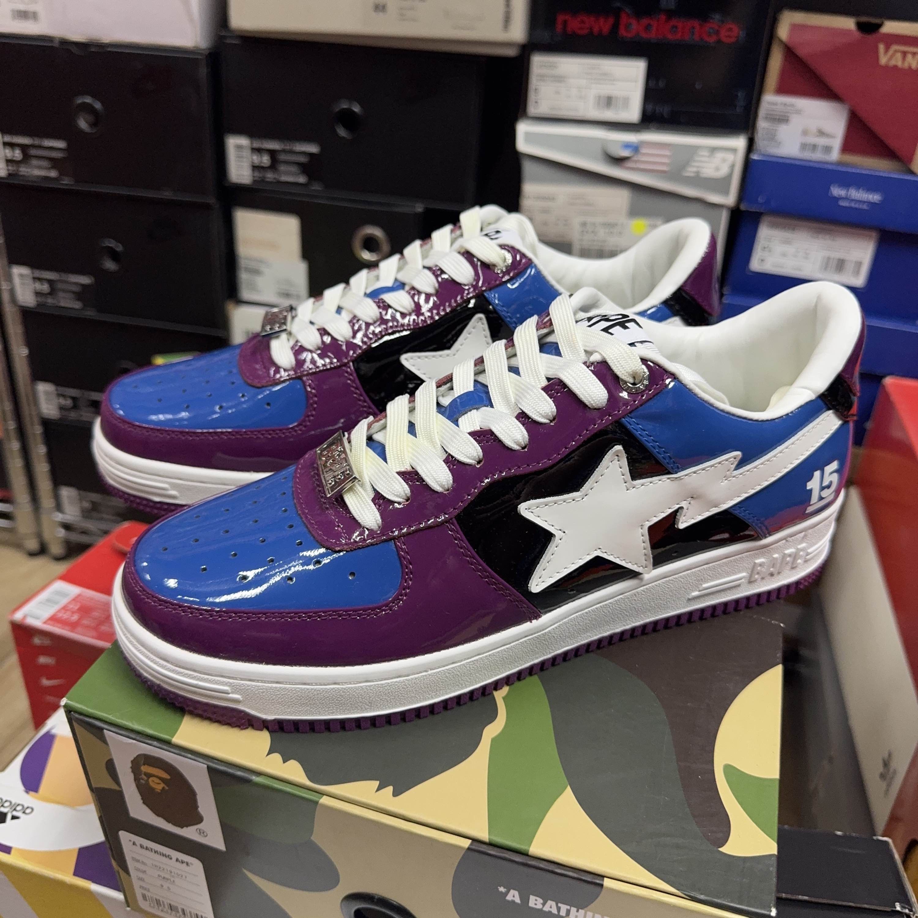 Bape A BATHING APE 15th Anniversary Bapesta Sneakers US 9.5 Size US 10 / EU 43 - 1 Thumbnail