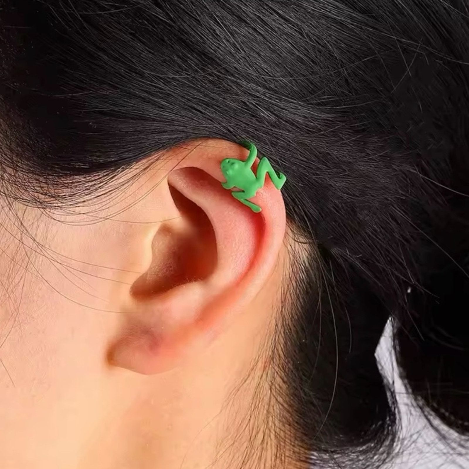Other Cute Frog Cuff Clip for Women Non-pierce Size ONE SIZE - 4 Thumbnail
