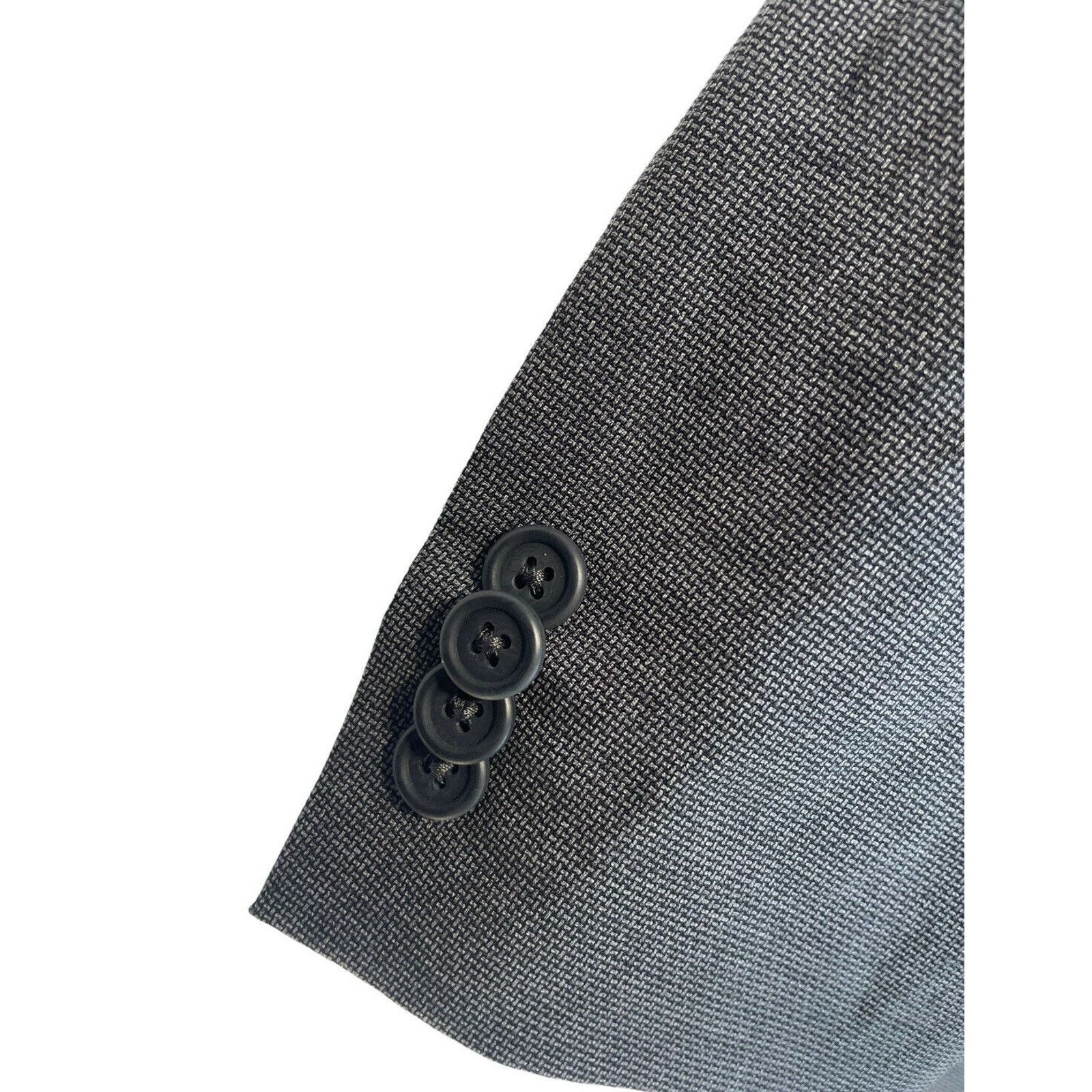 Other JB Britches Mens 42R Logan Gray Wool Sport Coat Blazer Size 42R - 3 Thumbnail
