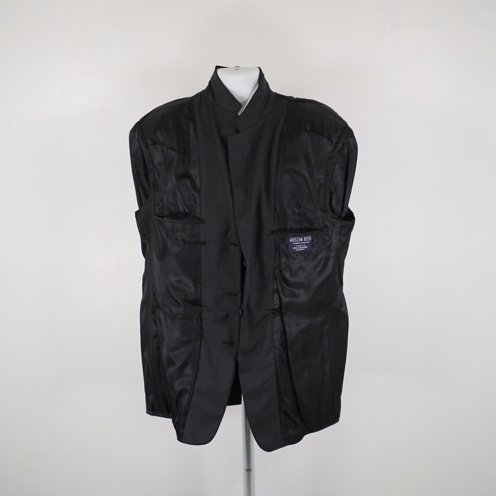 Austin Reed Austin Reed Wool Gray 3 Button Suit Jacket / Blazer 46L Size 46L - 12 Thumbnail