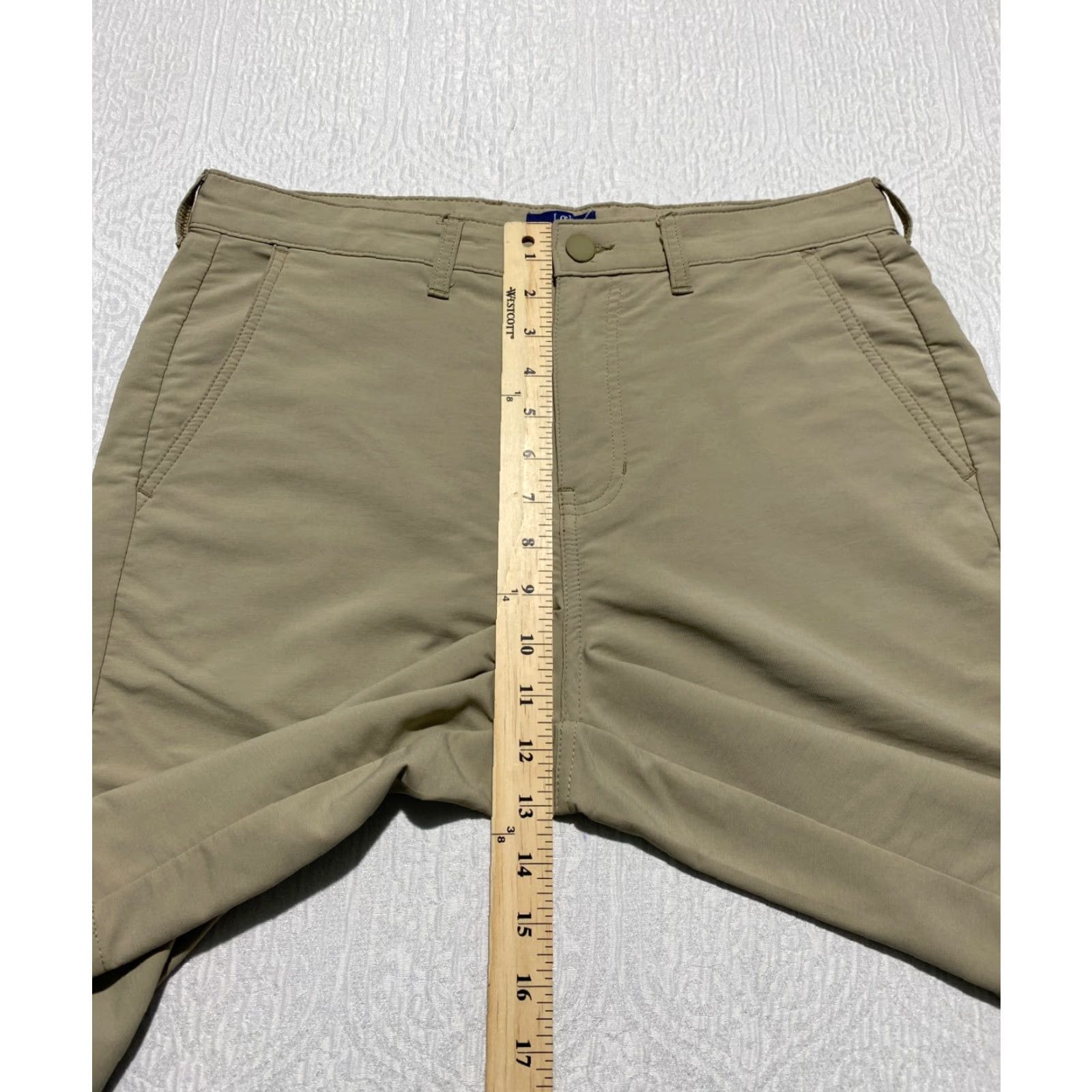 George George Mens Shorts Size 32 Beige Khaki Golf Performance Size US 32 / EU 48 - 6 Thumbnail
