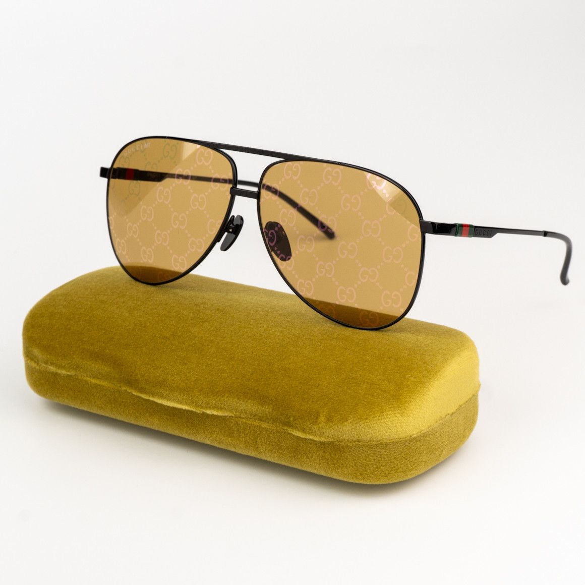 Gucci NEW Gucci GG1677S 005 Pilot Unisex Sunglasses Size ONE SIZE - 2 Thumbnail
