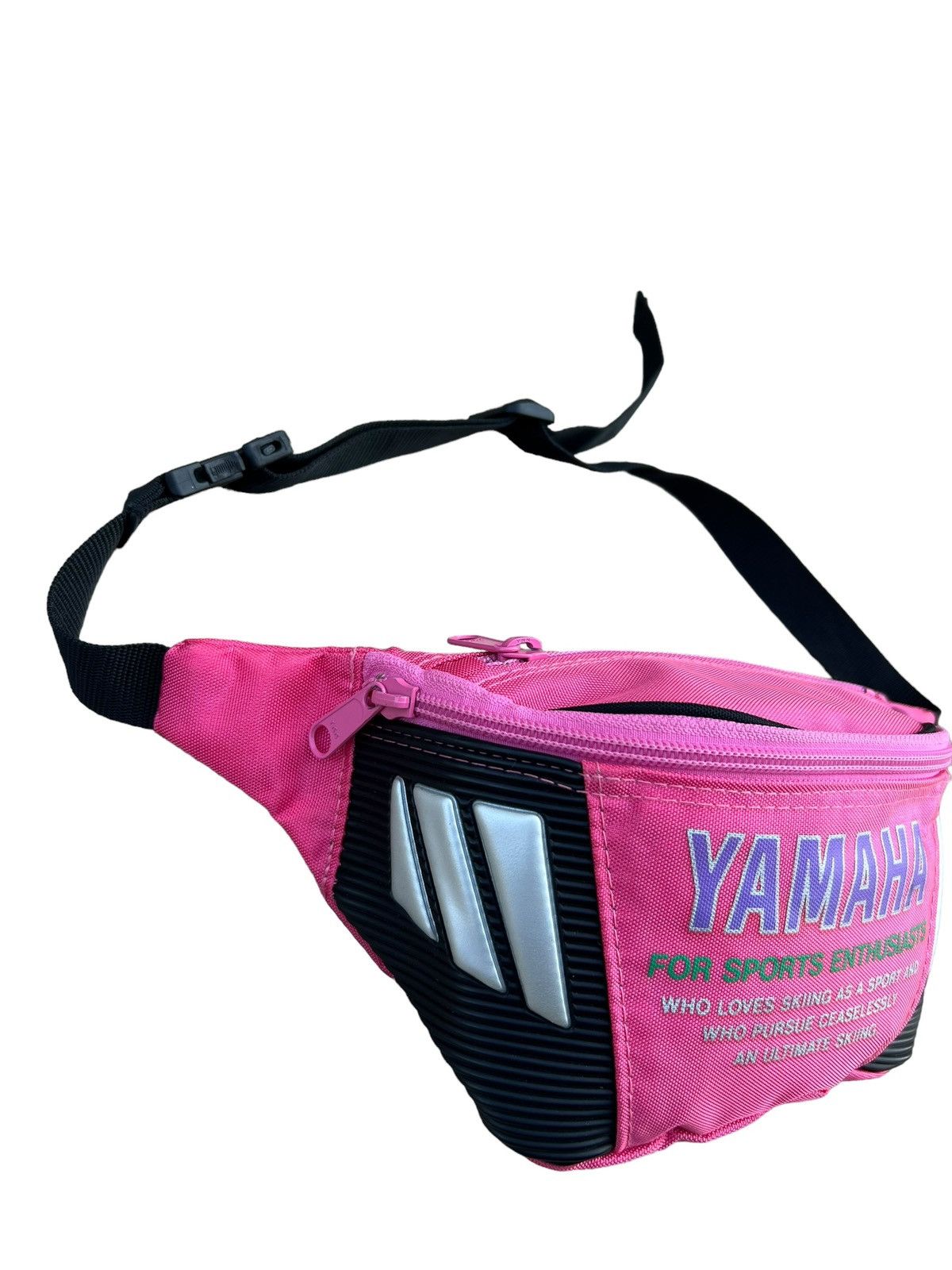 Vintage Vintage 90s Yamaha Japan Pink Waist Bag Size ONE SIZE - 13 Thumbnail