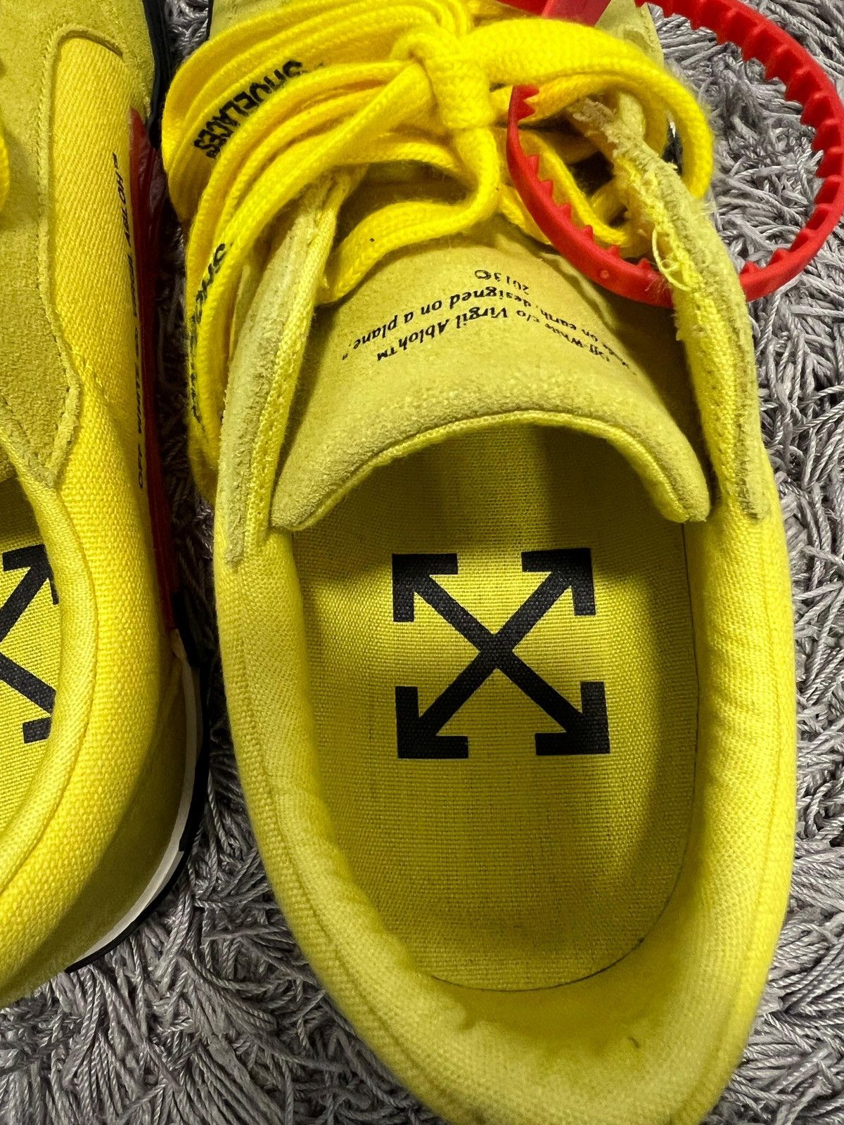 Off-White Off White Vulc Low Yellow Size US 7.5 / EU 40-41 - 7 Thumbnail