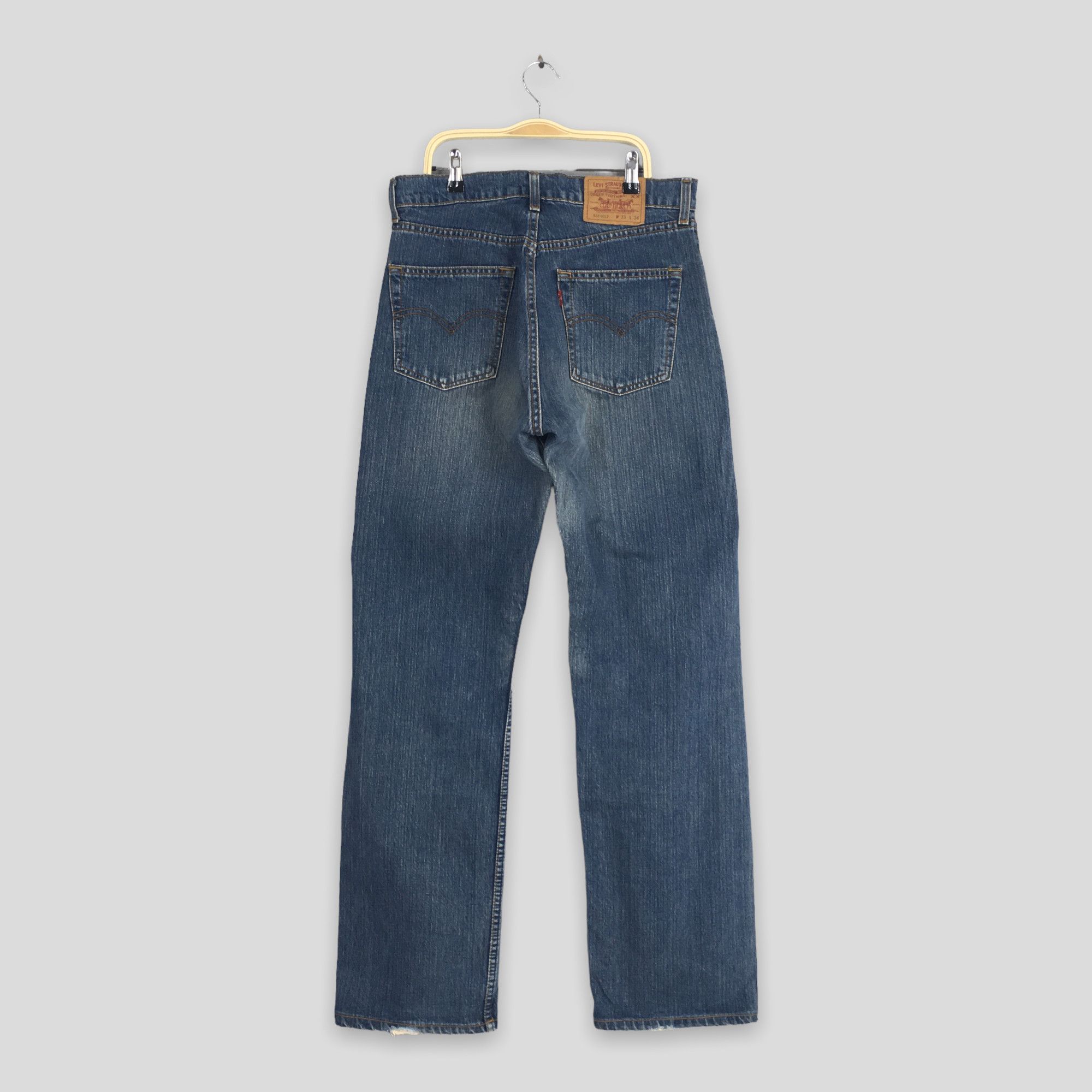 Levi's Size 31x32 Vintage 90s Levi's 512 Stonewash Blue Jeans S2069 Size US 31 - 9 Thumbnail