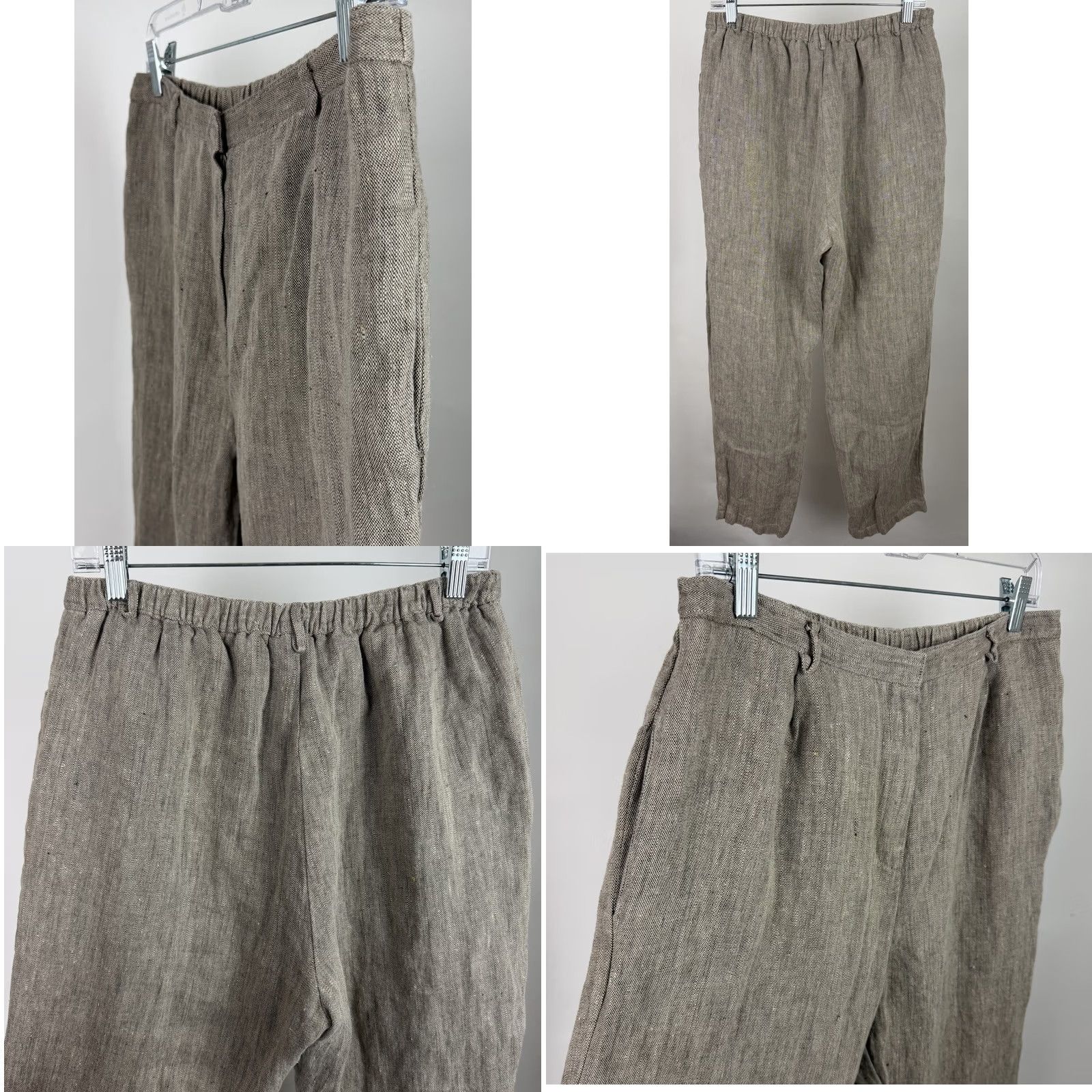 Vintage VINTAGE Carol Anderson Linen Pants Women Size 36" / US 14 / IT 50 - 8 Thumbnail