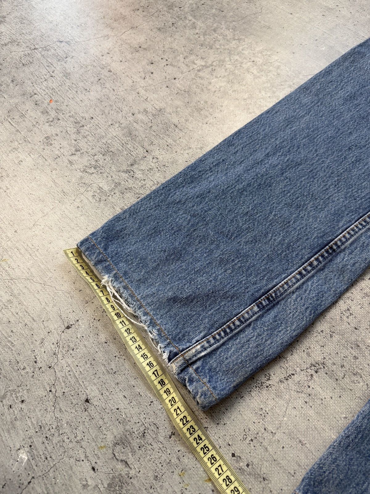 Levi's Vintage Levis 501 Straight Leg Distressed Jeans 34x30 Size US 34 / EU 50 - 9 Thumbnail