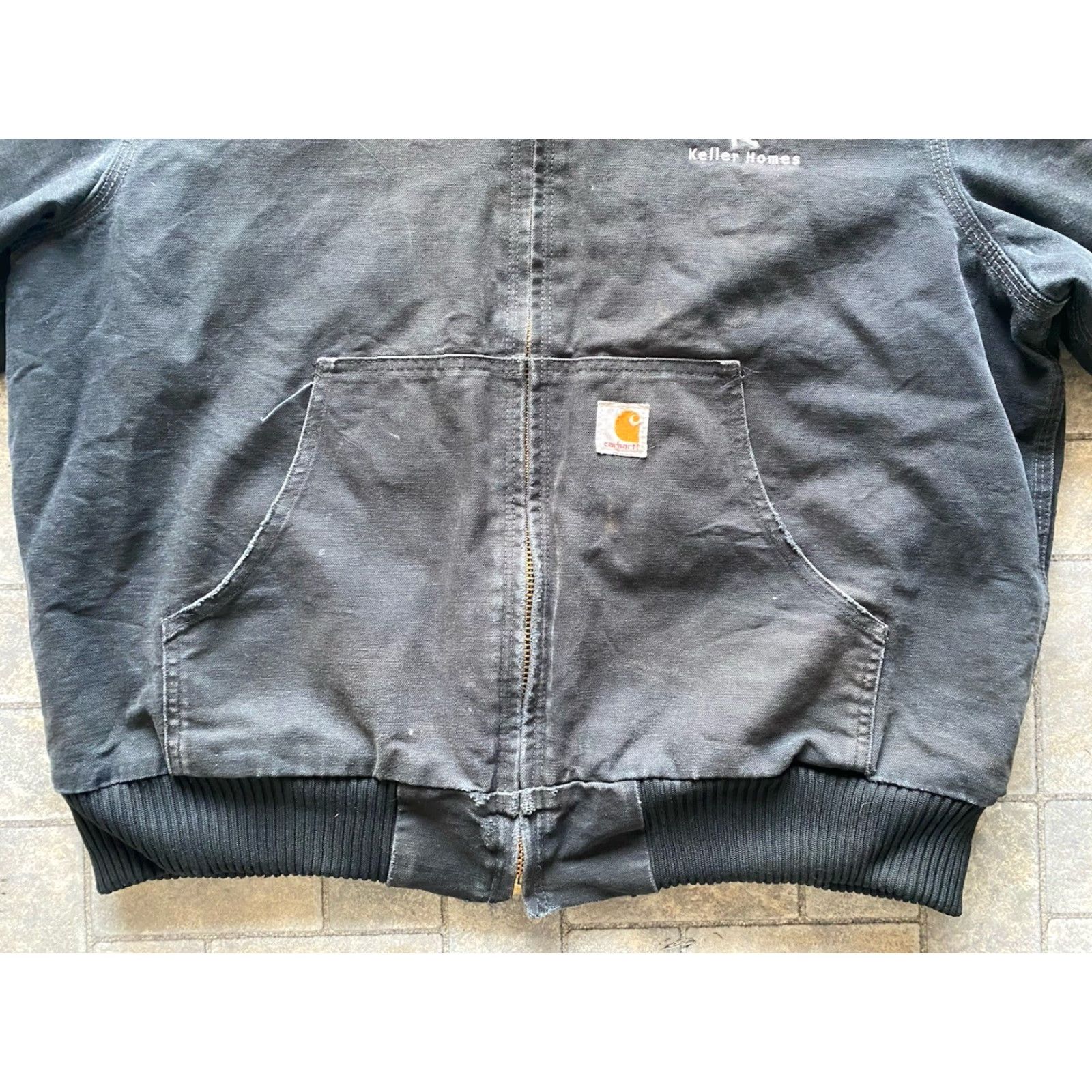 Carhartt Carhartt Jacket Hooded Work MENS Large L Black Embroidered 103940BLK Long Description: Preowned Wear Size US L / EU 52-54 / 3 - 3 Thumbnail