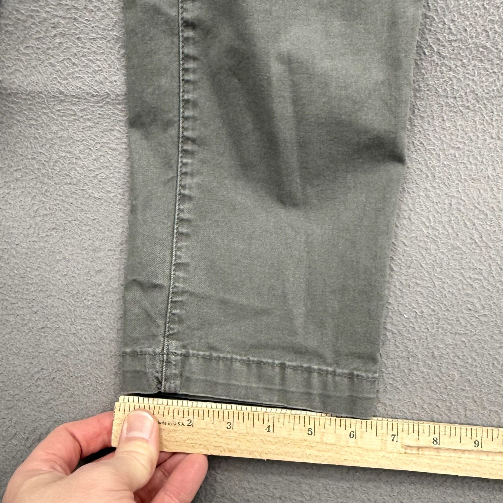 American Eagle Outfitters American Eagle Outfitters Pants Mens 29x30 Green Flex Chino Stretch Straight Front Pockets Casual Mens Size US 29 - 7 Thumbnail