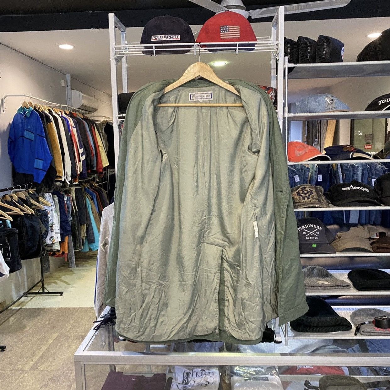 Yves Saint Laurent Yves Saint Laurent Double Breasted Long Coat Jackets Size US M / EU 48-50 / 2 - 3 Thumbnail
