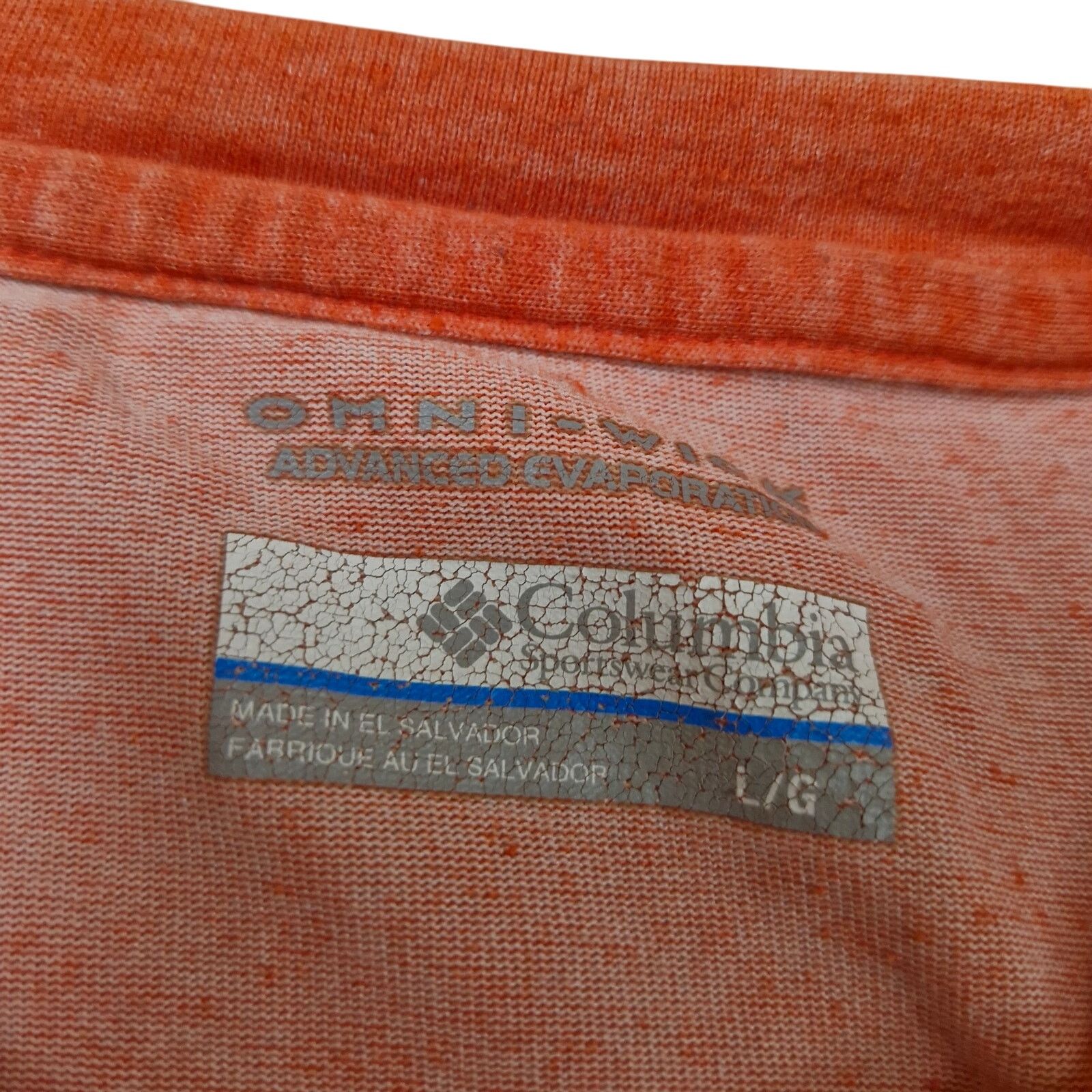 Columbia COLUMBIA SHIRT MENS SIZE MEDIUM ORANGE Size US L / EU 52-54 / 3 - 4 Thumbnail