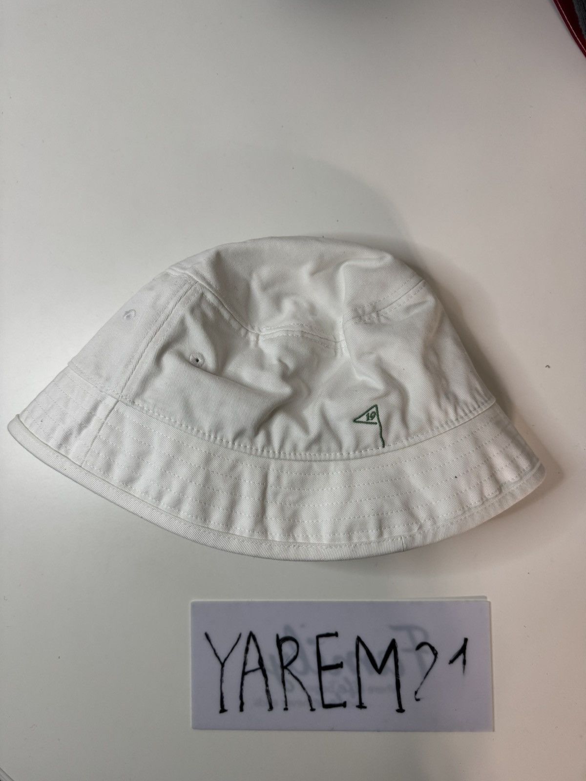 Adidas Adidas Hat Bucket White Green Trefoil Logo hat cap Size ONE SIZE - 2 Thumbnail