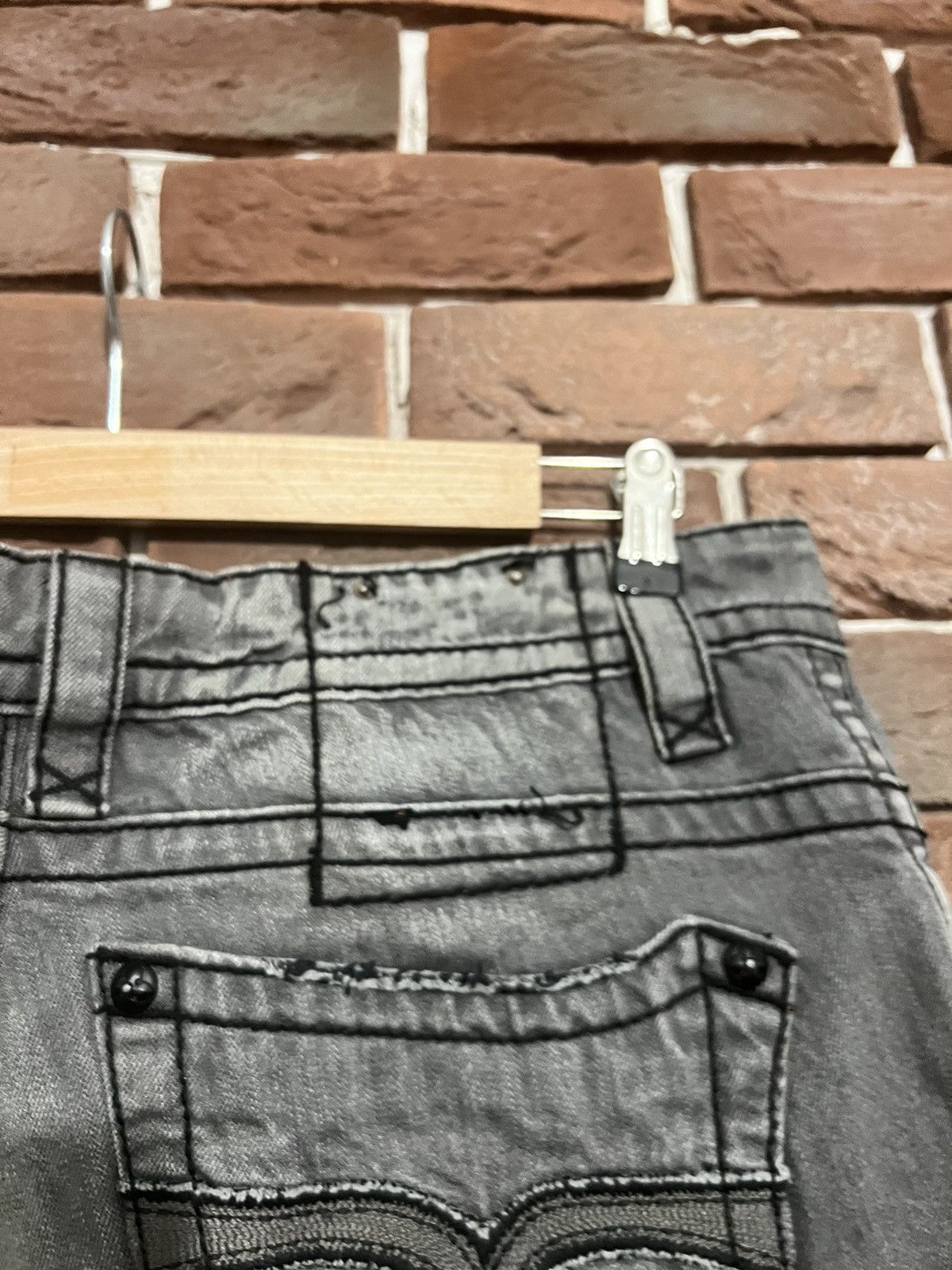 Rock Revival Rare Vintage Rock Revival Drip Denim Jeans Pants USA 36 Size US 36 / EU 52 - 7 Thumbnail