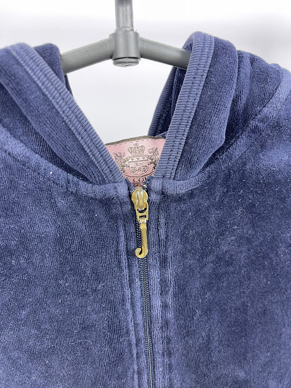 Juicy Couture Juicy Couture Full Zip Long Sleeve Hoodie Blue Size S Women Size S / US 4 / IT 40 - 4 Thumbnail