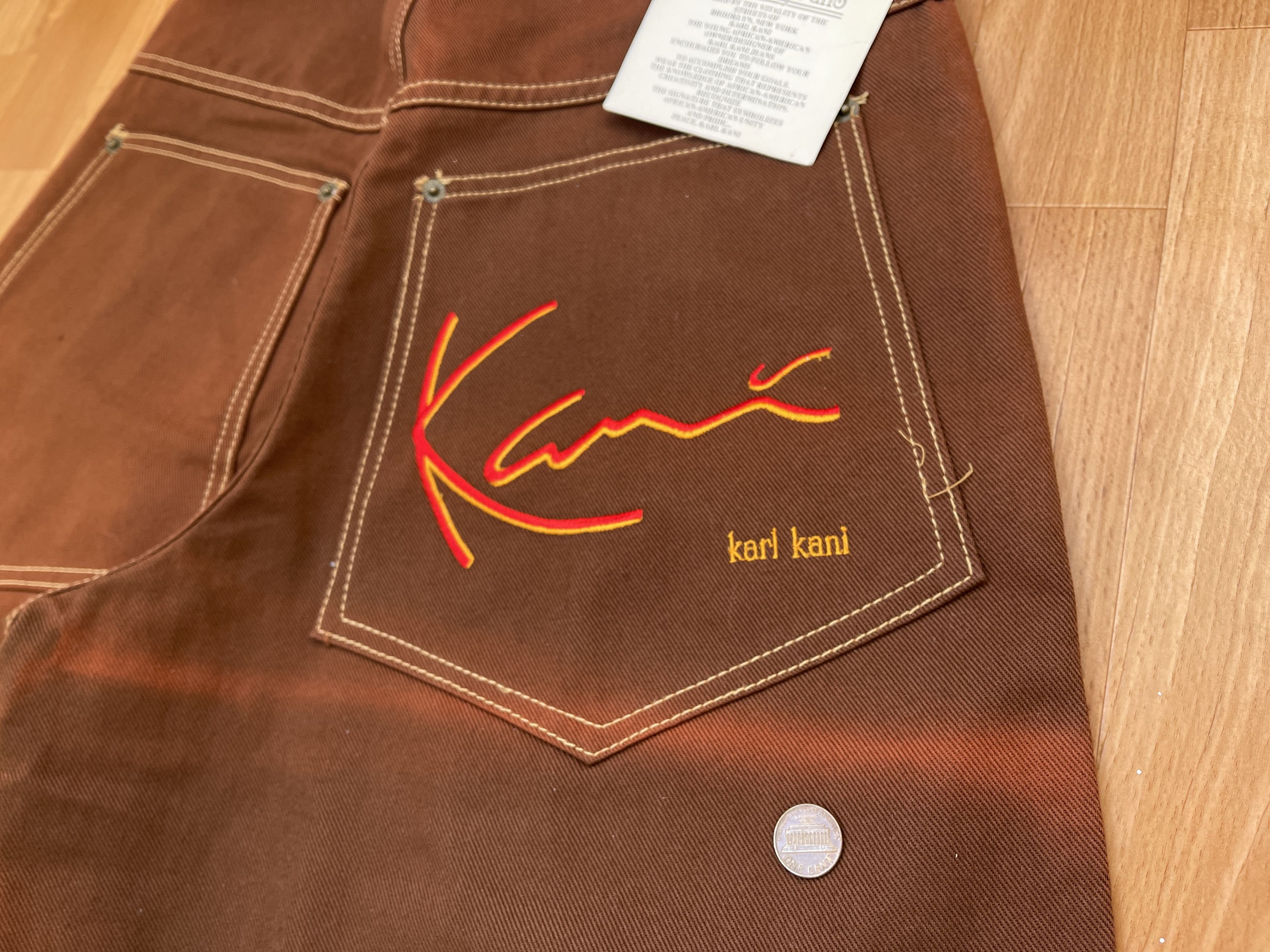 Karl Kani KARL KANI jeans, baggy, vintage Kani jeans, 90s hip hop W 30 Size US 30 / EU 46 - 8 Thumbnail