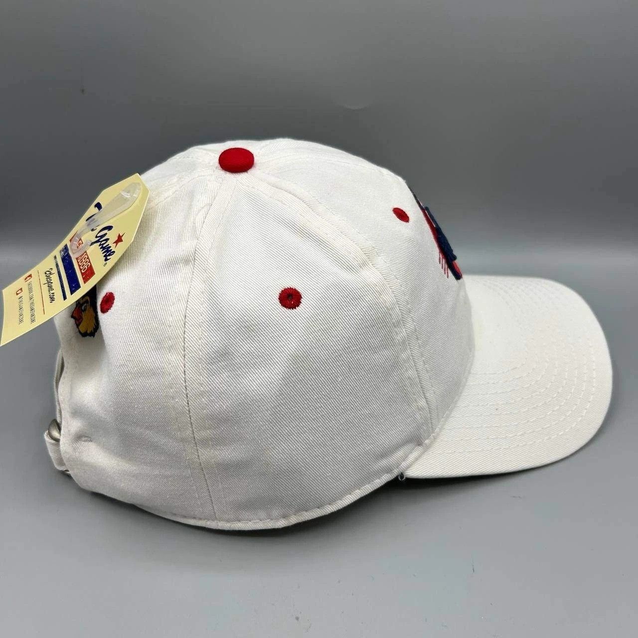 The Game Vintage Toledo Mud Hens Hat Men White MiLB Strap Back Cotton Size ONE SIZE - 5 Thumbnail