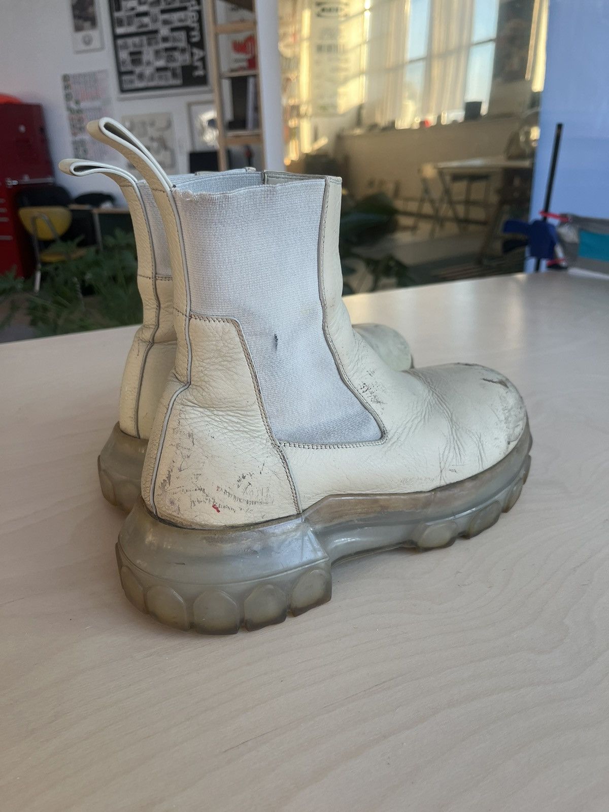 Rick Owens Bozo Tractor Boots 40 EU Size US 8 / EU 41 - 2 Thumbnail