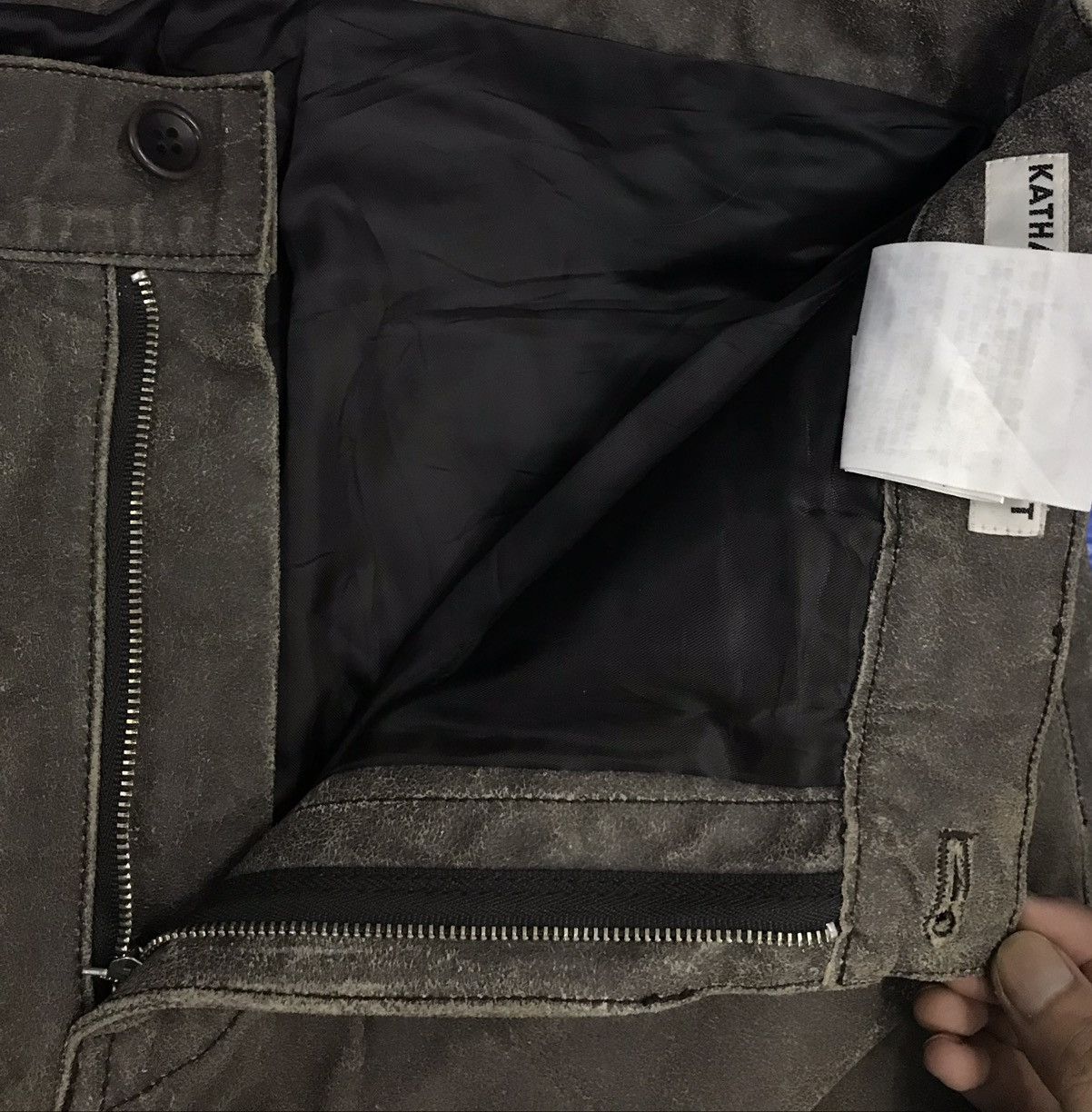 Katharine Hamnett London × Leather × Vintage Vintage Katharine Hamnett London Leather Pants Size US 32 / EU 48 - 6 Thumbnail