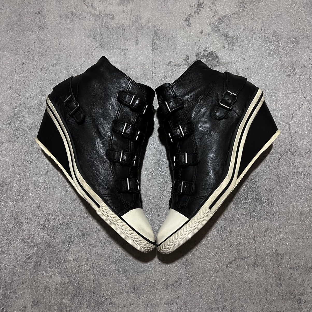 ASH Ash Wedge Genial Buckled Leather Isabel Marant Bekett Style Size US 9 / IT 39 - 2 Thumbnail
