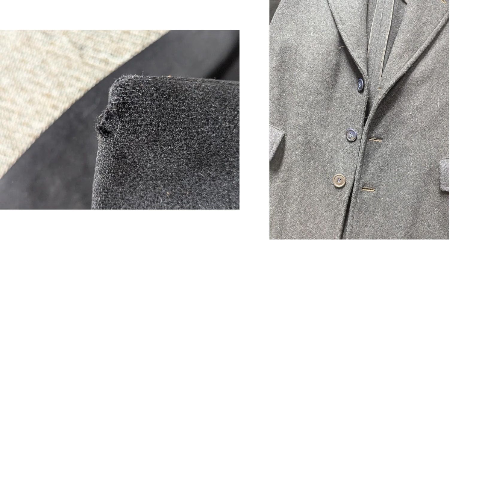 Vintage VINTAGE OVERCOAT heavy wool 40 black Men M coat Victorian 1900s Edwardian antique Size US M / EU 48-50 / 2 - 9 Thumbnail