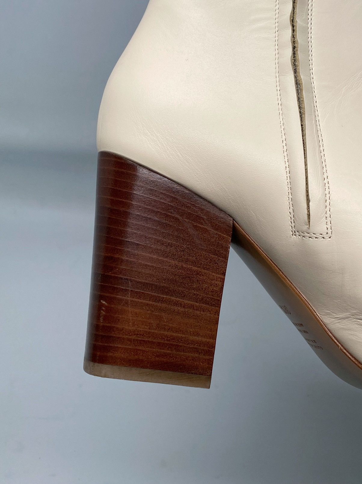 Gabriela Hearst Gabriela Hearst Rio Ankle Boot in Cream Leather size 39.5 Size US 9.5 / IT 39.5 - 12 Thumbnail