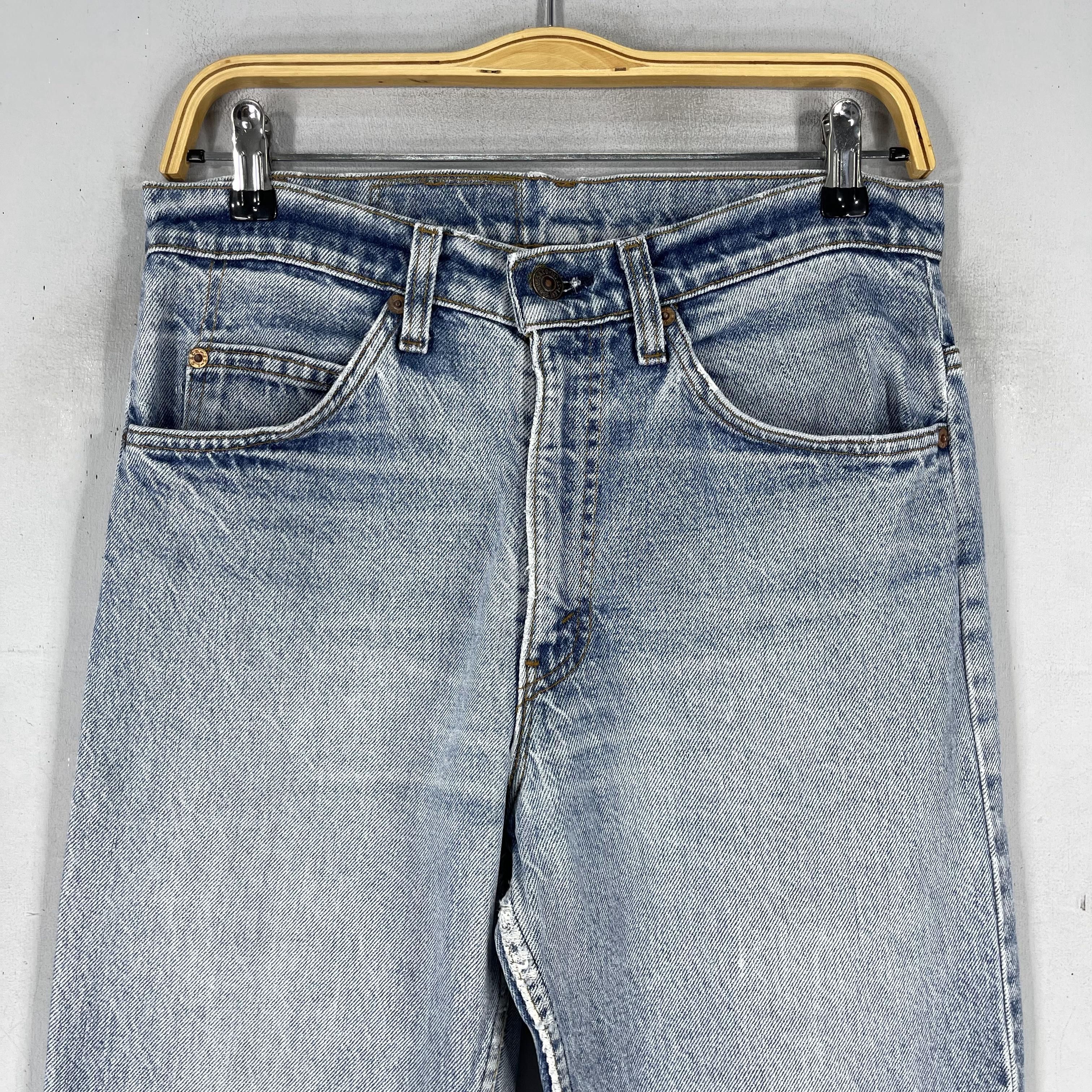 Levi's × Vintage W29 L31 Vintage Distressed Levis 505 Orange Tab Jeans Size US 29 - 2 Thumbnail