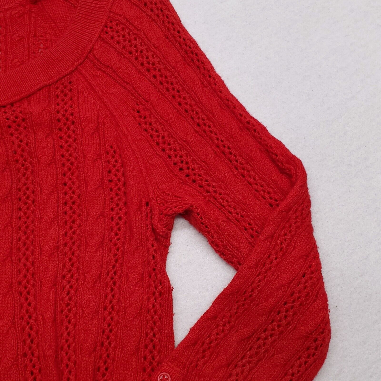 American Eagle Outfitters American Eagle Pullover Cotton Sweater Womens Size S Red Size S / US 4 / IT 40 - 5 Thumbnail