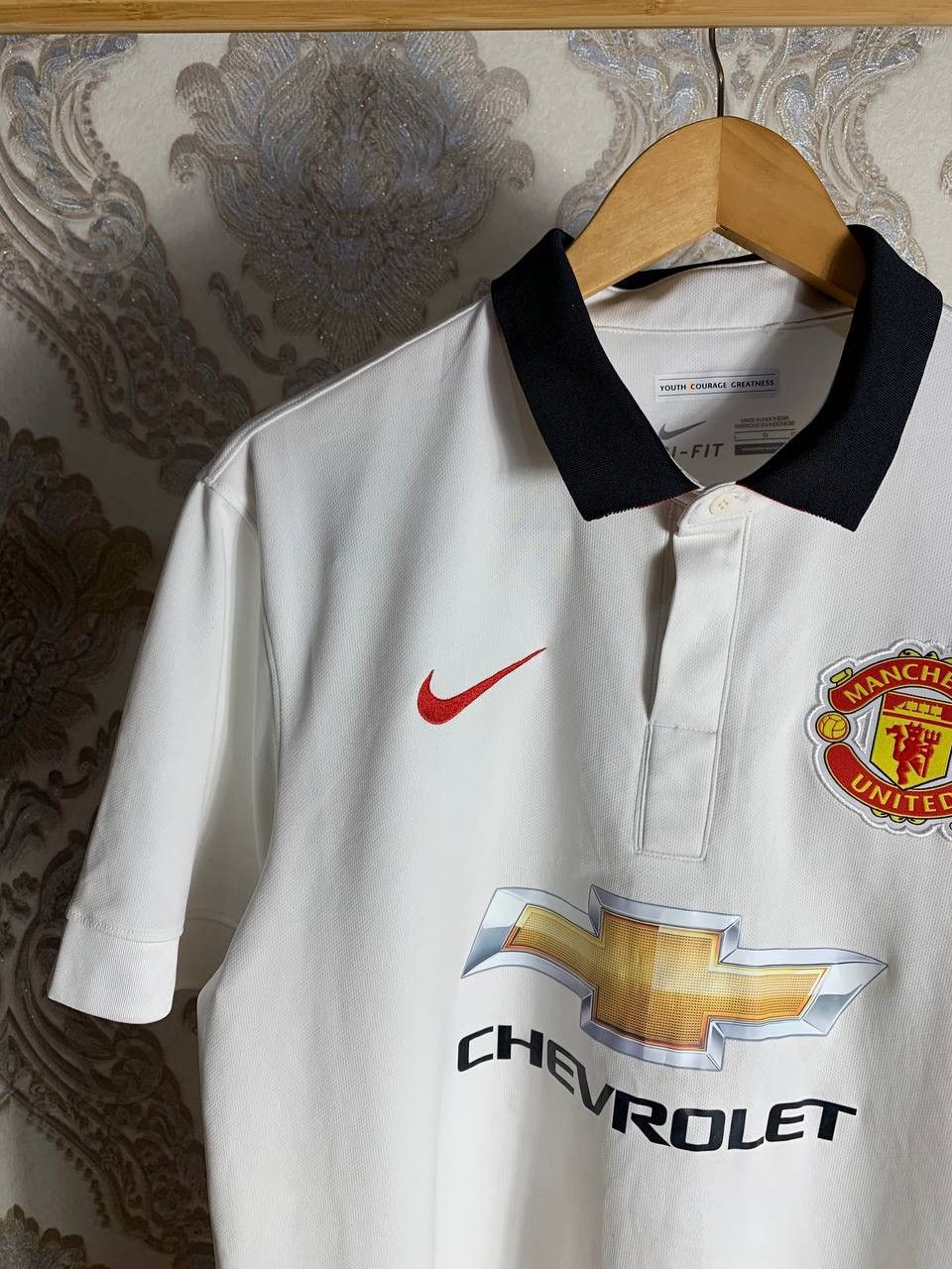 Nike VERY RARE NIKE FC MANCHESTER UNITED ENGLAND SOCCER JERSEY Size US L / EU 52-54 / 3 - 3 Thumbnail