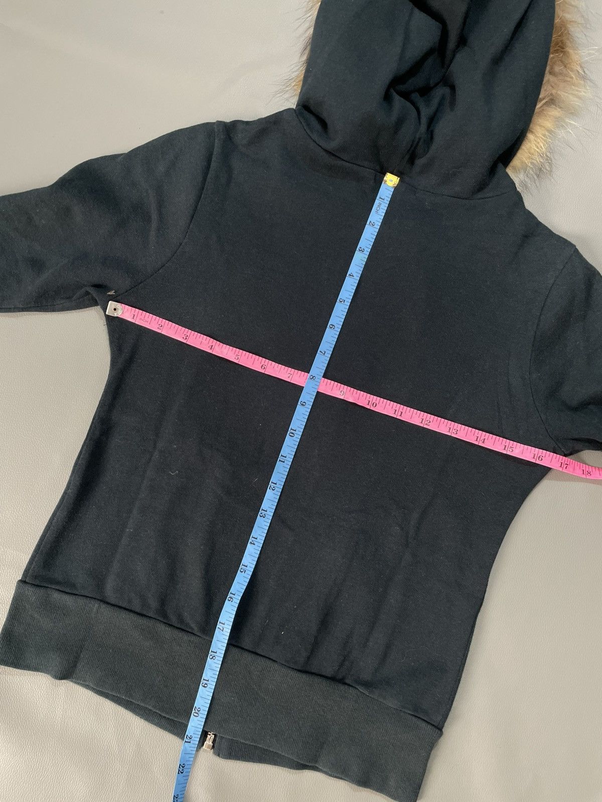 If Six Was Nine Y2k JKG Zip Fur Hoodie Ifsix Lgb gothic style Size M / US 6-8 / IT 42-44 - 6 Thumbnail