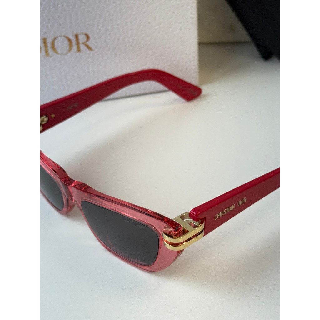 Dior NEW Dior CDior B2U Cat Eye Sunglasses in Pink Red Size ONE SIZE - 3 Thumbnail